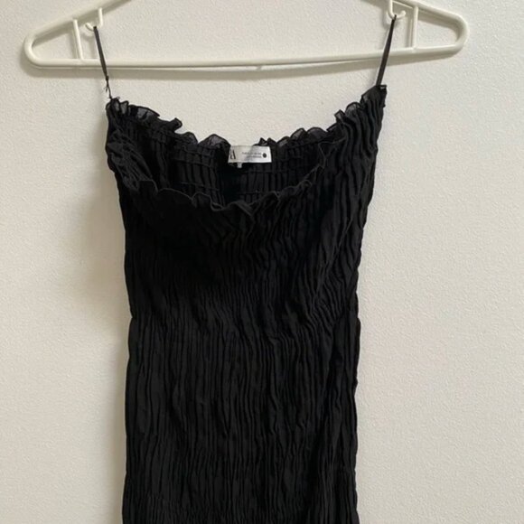 Zara Ruched Strapless Dress S - Picture 9 of 14